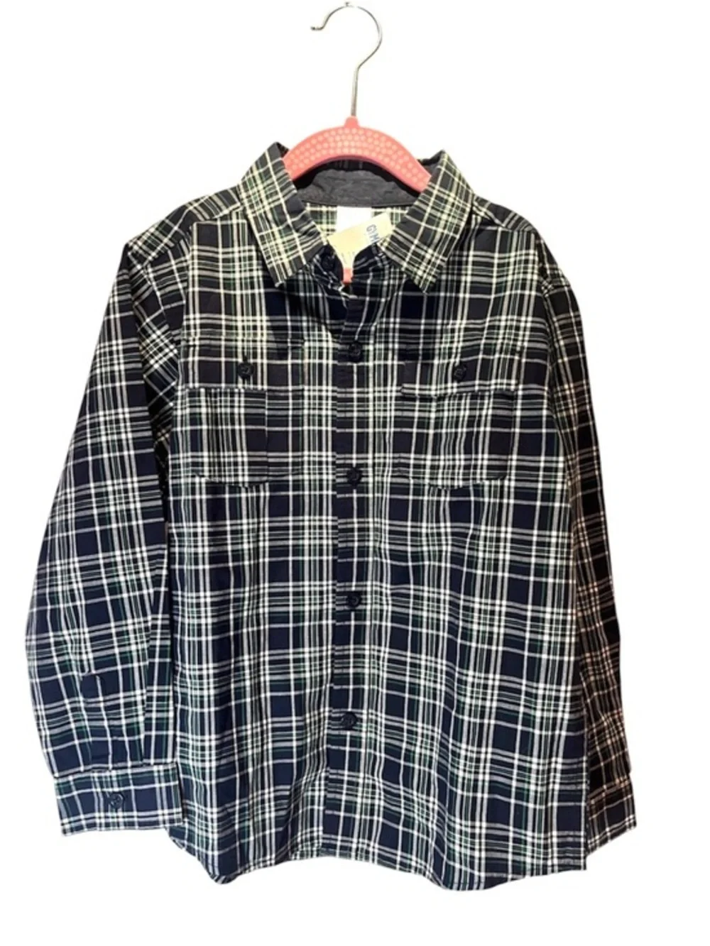 New Gymboree Boys Plaid Button Up Shirt Size 6 NWT 2005